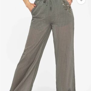 Disturbia Gray Wide Leg Pants